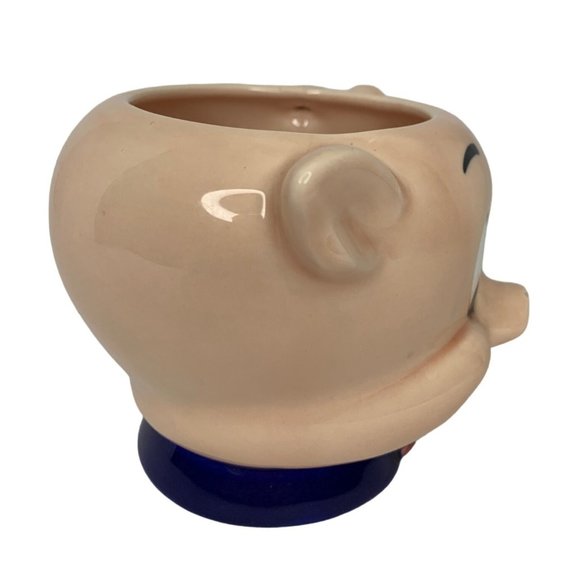 Vintage 1989 Looney Tunes Porky Pig 3D Ceramic Mug Warner Bros Inc Korea - Picture 6 of 12